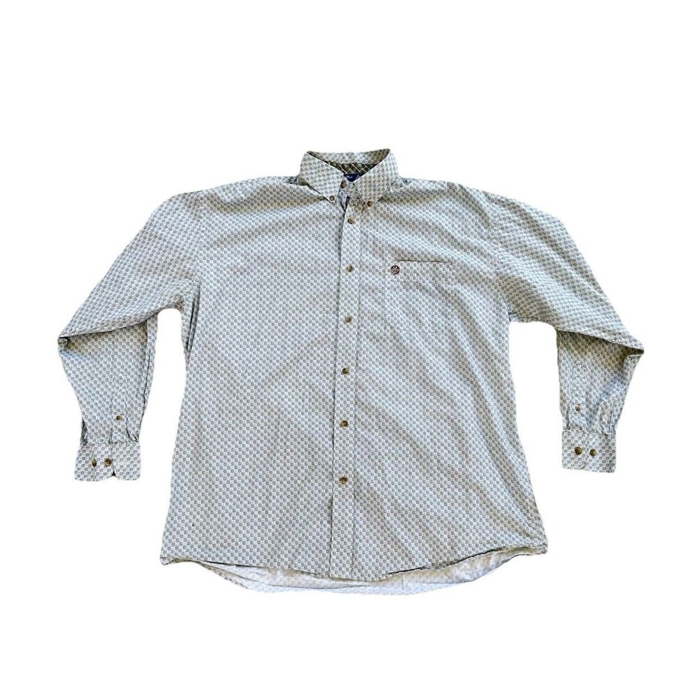 Wrangler George Strait Collection Shirt Mens 2XL ‎ Grey Olive Western Cowboy